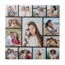 Skapa din egen 13 fotokollage kakelplatta