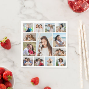 Skapa din egen 13 fotokollage pappersservett