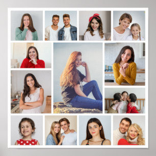 Skapa din egen 13 fotokollage poster