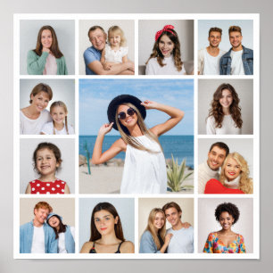 Skapa din egen 13 fotokollage poster
