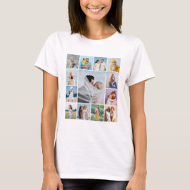 Skapa din egen 13 fotokollage t shirt