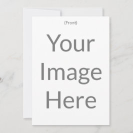 Skapa din egen 13x18 cm Matt fram- och baksida Inbjudningar