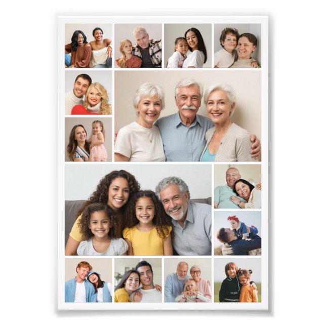 Skapa din egen 14 fotofotomakning - utvidgning fototryck (Framsidan)