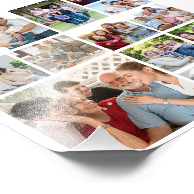 Skapa din egen 14 fotofotomakning - utvidgning fototryck (Hörn)