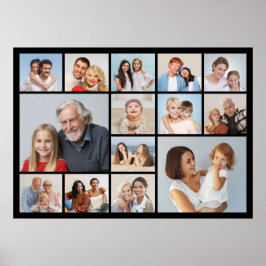 Skapa din egen 14 fotokollage poster