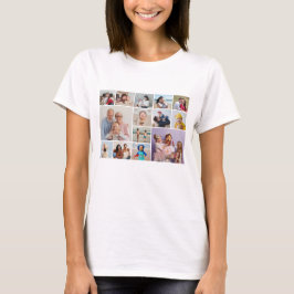 Skapa din egen 14 fotokollage t shirt