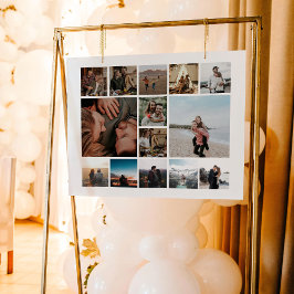 Skapa din egen 14 fotoskylt med collage poster