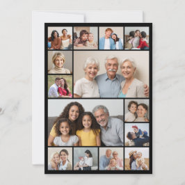 Skapa din egen 14 Photo Collage Hälsning Kort