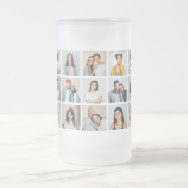 Skapa din egen 15-foto collage frostat ölglas