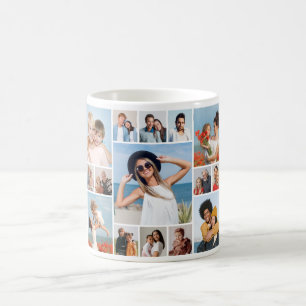 Skapa din egen 15 fotokollage kaffemugg