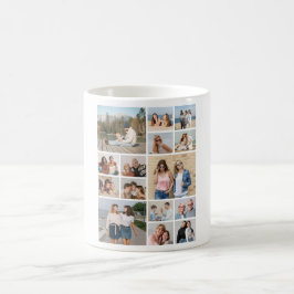 Skapa din egen 15 fotokollage kaffemugg