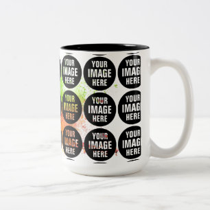 Skapa din egen 15 oz två tonkaffe Mugg
