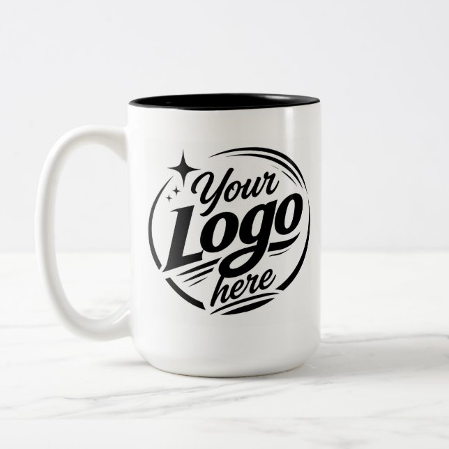Skapa din egen 15oz tvåtons kaffemugg (Vänster)