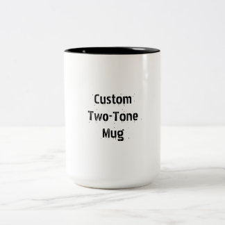 Skapa din egen 15oz tvåtons kaffemugg