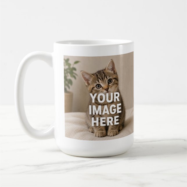 Skapa din egen 15oz tvåtons kaffemugg (Vänster)