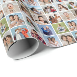 Skapa din egen 16 fotokollage presentpapper