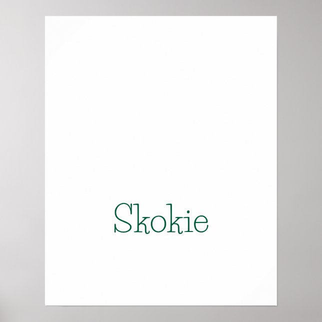 Skapa din egen 16"x20" matta poster (Framsidan)