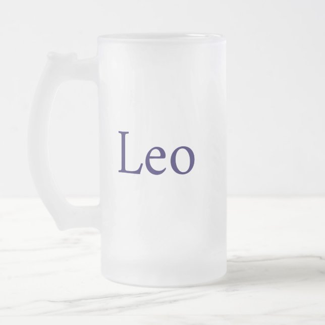 Skapa din egen 16oz Frostad Glas Ölmugg Frostat Ölglas (Vänster)