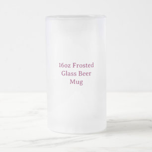Skapa din egen 16oz Frostad Glasölmugg Frostat Ölglas
