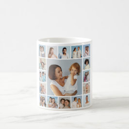 Skapa din egen 17 fotokollage kaffemugg