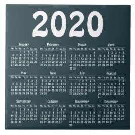 Skapa din egen 2020-kalender kakelplatta