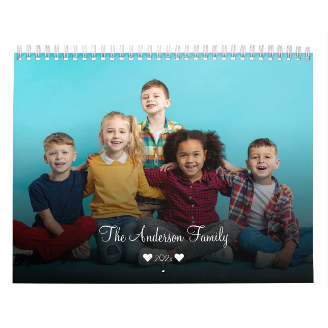 skapa din egen 2025 enkla Anpassningsbar Photo Col Kalender (Omslag)