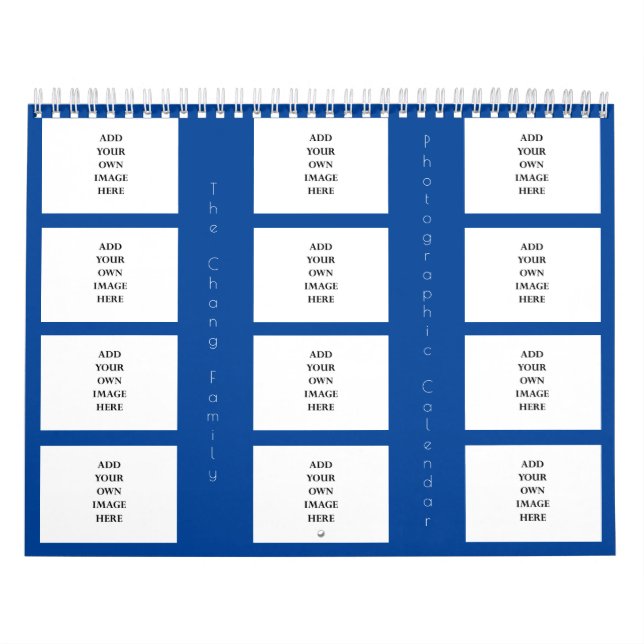 skapa din egen 2027-kalender kalender (Omslag)