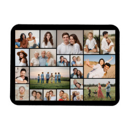 Skapa din egen 20-fotokollage magnet