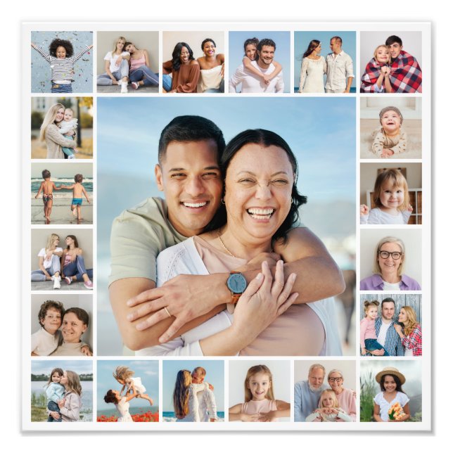 Skapa din egen 21 fotofotomakning - utvidgning fototryck (Framsidan)