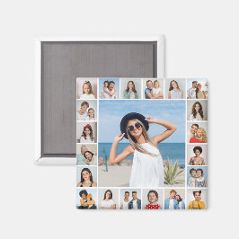 Skapa din egen 21 fotokollage magnet