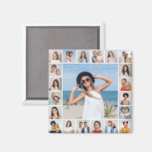 Skapa din egen 21 fotokollage magnet