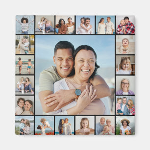 Skapa din egen 21 fotokollage magnet
