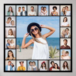 Skapa din egen 21 fotokollage poster