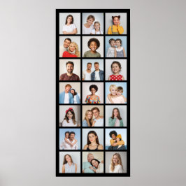Skapa din egen 21 fotoskapa redigerbar färg poster