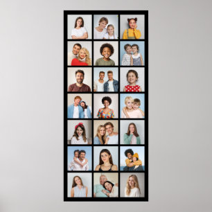 Skapa din egen 21 fotoskapa redigerbar färg poster