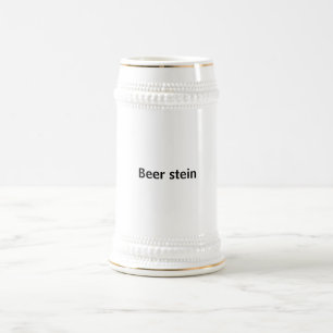 Skapa din egen 22oz vita och guldölsstop sejdel