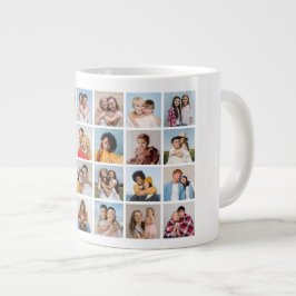 Skapa din egen 24 fotokollage jumbo mugg