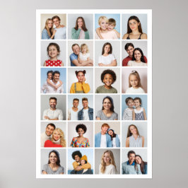 Skapa din egen 24 fotokollage poster