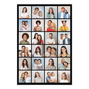 Skapa din egen 24 fotosamlarfoto-utvidgning fototryck