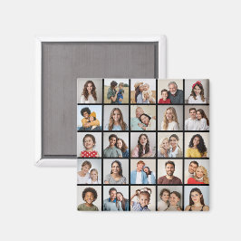 Skapa din egen 25 fotokollage magnet