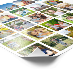 Skapa din egen 25 fotokollage redigerbar fototryck