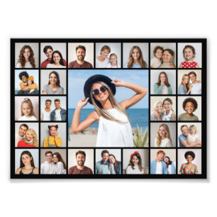 Skapa din egen 27-fotocollage fotoförstoring fototryck