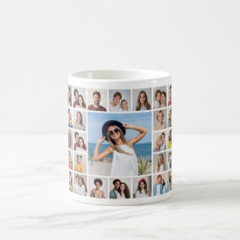 Skapa din egen 27 fotokollage kaffemugg