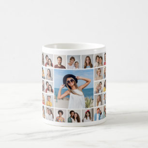 Skapa din egen 27 fotokollage kaffemugg