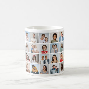 Skapa din egen 28 fotokollage kaffemugg