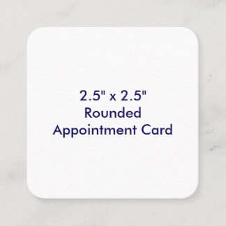 Skapa din egen 2,5" x 2,5" rundad tidsbeställning kort