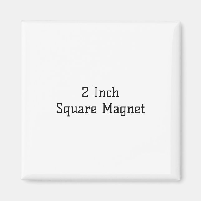 Skapa din egen 2'' fyrkantig magnet (Framsidan)