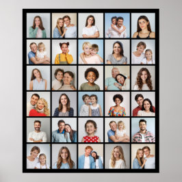 Skapa din egen 30-fotokollage poster