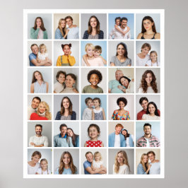 Skapa din egen 30-fotokollage poster