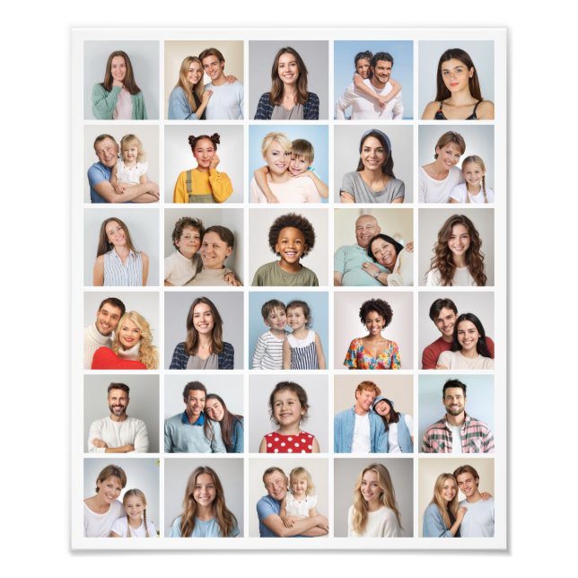 Skapa din egen 30 Photo Collage Foto EnUtvidgning (Framsidan)